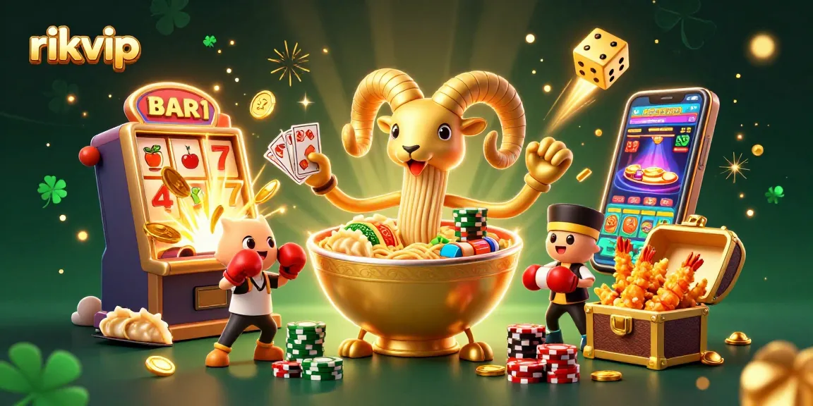 rikvip offers an exciting gaming experience with diverse casino elements and vibrant visuals.