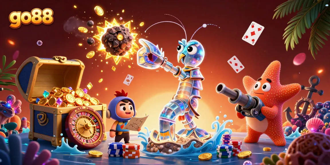Play exhilarating go88 casino games with vibrant scenes of galactic samurai and treasure!