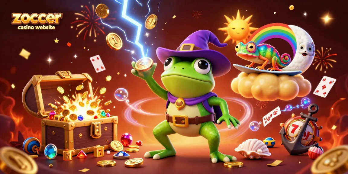 Experience thrilling wins at the Zoccer Casino website amid a vibrant 3D fantasy world.