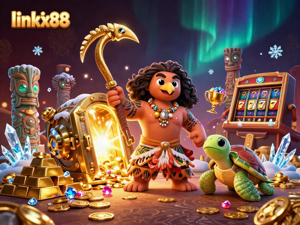 Engaging scene showcasing the link tx88 casino experience with vibrant characters and exciting gaming elements.