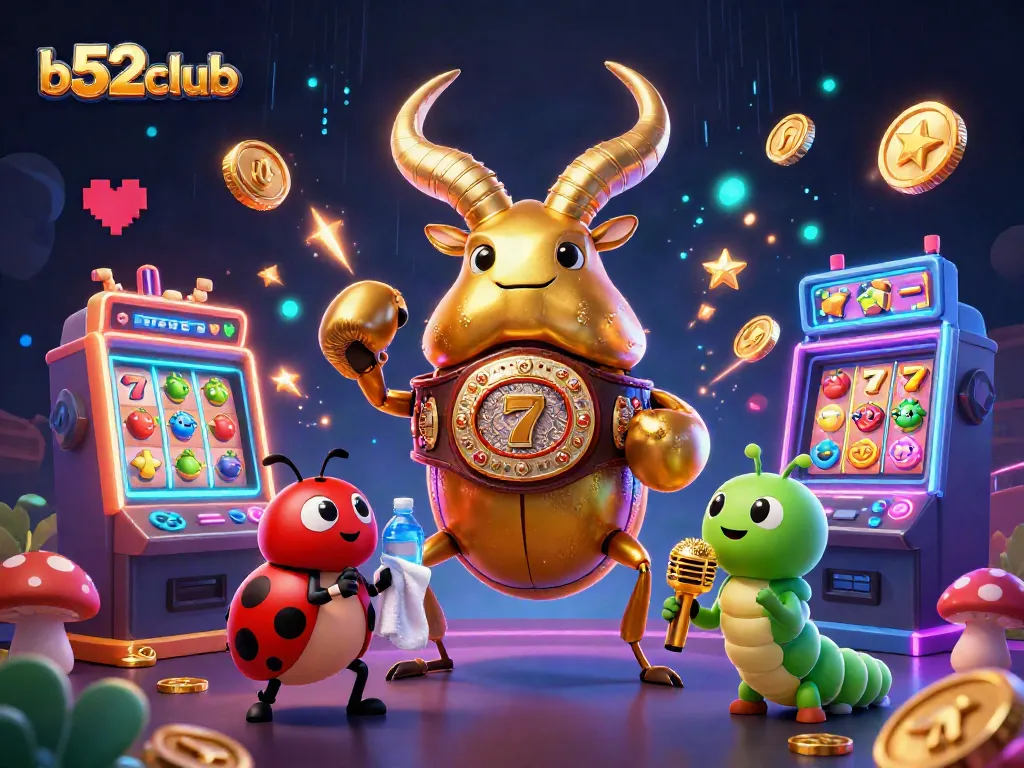 Experience vibrant gameplay action at b52club featuring animated slot heroes!
