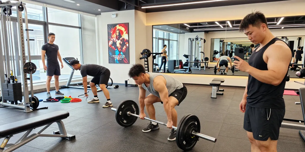 Der Steroidshop für Bodybuilder: Fitness-Enthusiasten beim Gewichtheben im modernen Gym