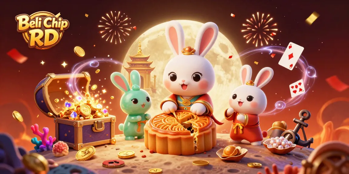 Beli Chip RD dengan aman dan cepat, ilustrasi kartun digital yang kaya warna dan detail.